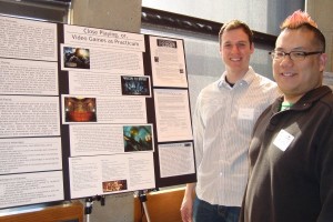 Timoth Welsh (left) and Edmond Chang.  2011 UW Teaching and Learning Symposium.